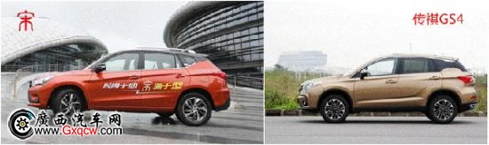 比亞迪宋VS廣汽傳祺GS4