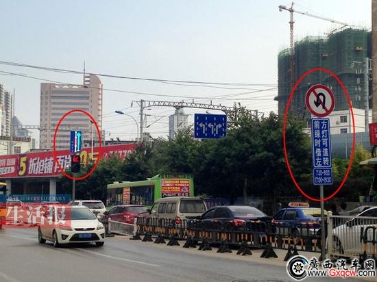 望州南路的“可變車道”