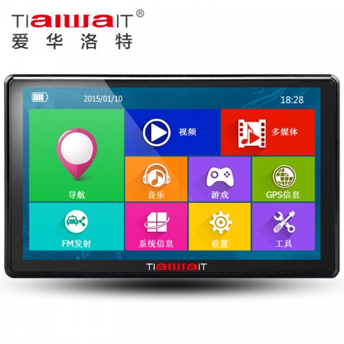 【TiaiwaiT】M8裝凱立德汽車導(dǎo)航儀便攜式7寸貨車載GPS導(dǎo)航儀電子測(cè)速狗一體機(jī)