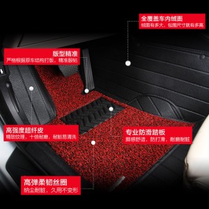 【喬氏】新福克斯朗逸凱越帕薩特科魯茲邁騰途觀速騰k3全包圍絲圈汽車腳墊